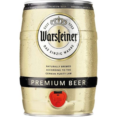 Warsteiner бира в парти кег 4.8% (5 л)