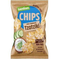 Benlian чипс дзадзики царевица и кафяв ориз (60 г)