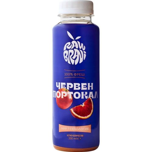 Raw Brani фреш червен портокал (330 мл)