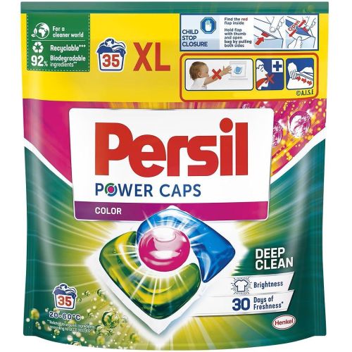 Persil Power Caps Color гел капсули за пране, 35 пранета (35 бр.)