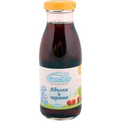 Ганчев сок ябълка и череша, 4+ месеца (250 мл)