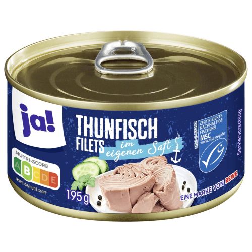 JA! риба тон в собствен сос (195 г)