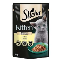 Sheba Junior пауч храна за котки в сос с пилешко месо (85 г)