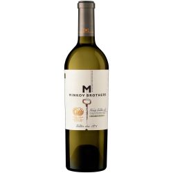 Братя Минкови бяло вино шардоне (750 мл)