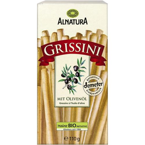 Alnatura био гризини с маслиново масло (110 г)