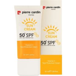 Pierre Cardin слънцезащитен крем за лице SPF 50+ (50 мл)