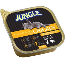 Jungle фин пастет за котки от пилешко месо (100 г)