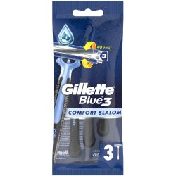 Gillette Blue3 Comfort Slalom еднократни самобръсначки (3 бр.)