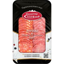 Маджаров чоризо и средиземноморски бут в газова среда, слайс (120 г)