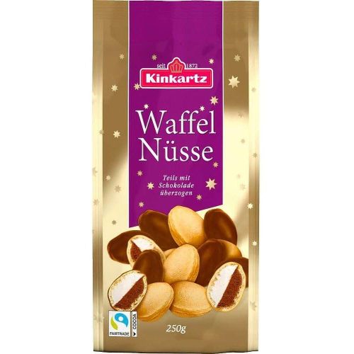 Kinkartz вафлени лакомства с тъмен шоколад (250 г)
