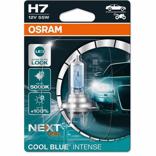 Osram Cool Blue Intense H7 халогенна лампа, 55W 12V PX26d (1 бр.)