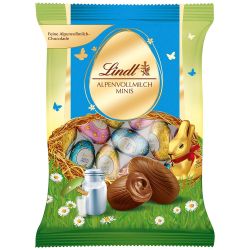 Lindt мини шоколадови яйца с алпийско мляко (100 г)