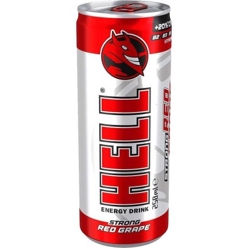 Hell червено грозде енергийна напитка (250 мл)
