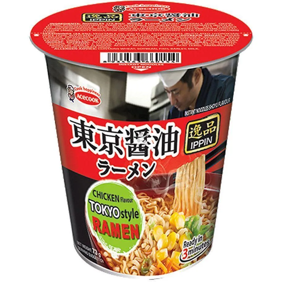 Acecook Ippin инстантни нудли в чаша шою рамен (73 г)