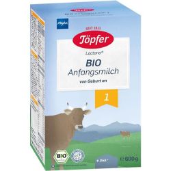 Topfer Lactana 1 био мляко с DHA за кърмачета, 0+ месеца (600 г)