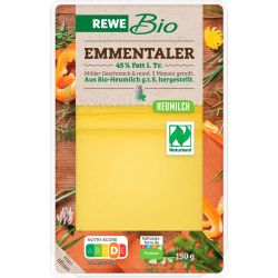 REWE био ементалер слайс 45% (150 г)