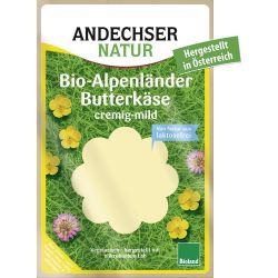Andechser Natur био маслено сирене слайс 50%, без лактоза (150 г)