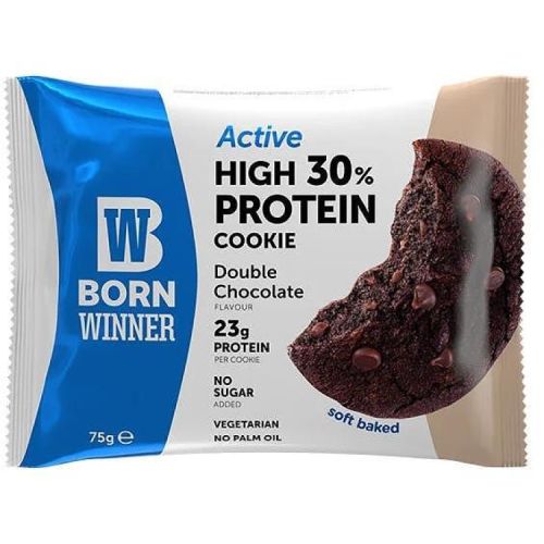 Born Winner Active протеиново куки двоен шоколад (75 г)