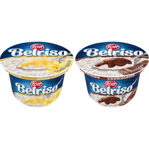 Zott Belriso мляко с ориз ванилия или шоколад (200 г)