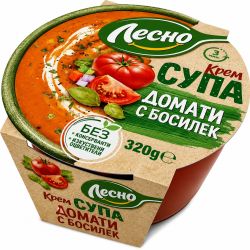 Лесно крем супа домати с босилек (320 г)