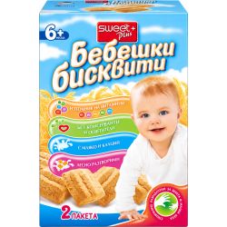 Sweet+ бебешки бисквити (240 г)