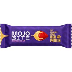 MojoBite протеинов бар с ягода и бял шоколад (50 г)