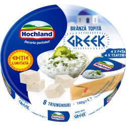 Hochland Greek топено сирене секторно, 140 г