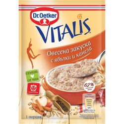 Dr. Oetker Vitalis овесена закуска с ябълка и канела (50 г)