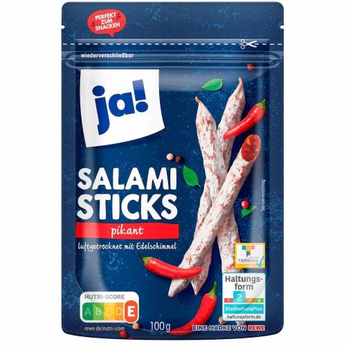 JA! мини пикантни саламчета (100 г)