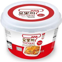 Yopokki инстантен оризов кейк ток-боки, сладко-пикантен, чаша (210 г)