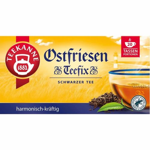 Teekanne черен чай Ostfriesen Teefix, 20 бр. х 1.5 г (30 г)