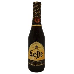 Leffe Brune тъмна бира в бутилка (330 мл)