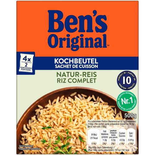 Ben's Original ориз с торбичка, 4 бр. х 125 г (500 г)