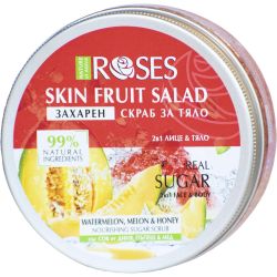 Nature of Agiva Roses захарен скраб за тяло диня (250 мл)