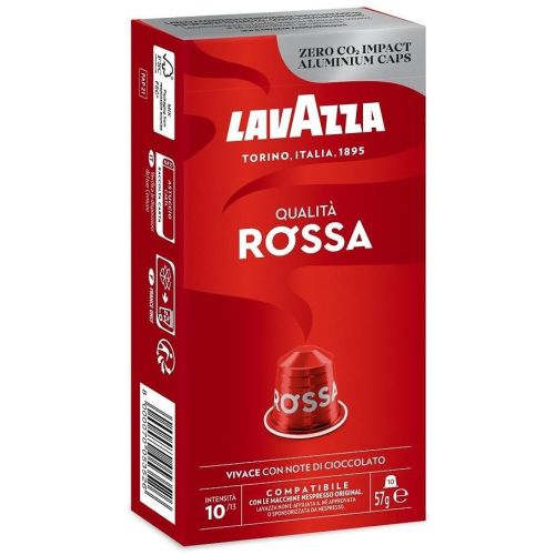 Lavazza Qualita Rossa кафе капсули съвместими с Nespresso, 10 бр. х 5.7 г (10 бр.)