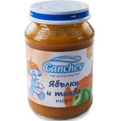 Ганчев пюре ябълки и тиква (190 г)