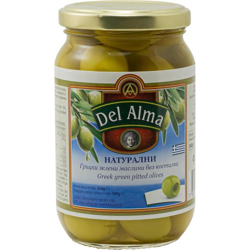 Del Alma черни маслини без костилки (360 г)