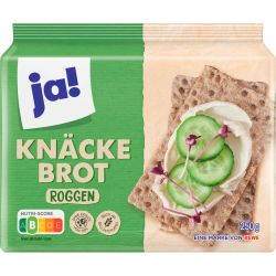 JA! пълнозърнести ръжени сухари (250 г)