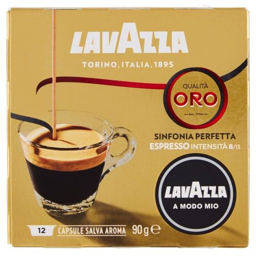 Lavazza Qualita Oro кафе капсули съвместими с A Modo Mio (12 бр.)