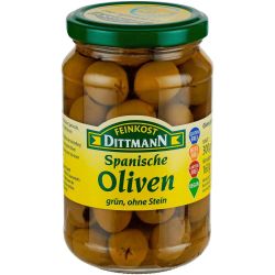 Feinkost Dittmann зелени маслини без костилки (160 г)
