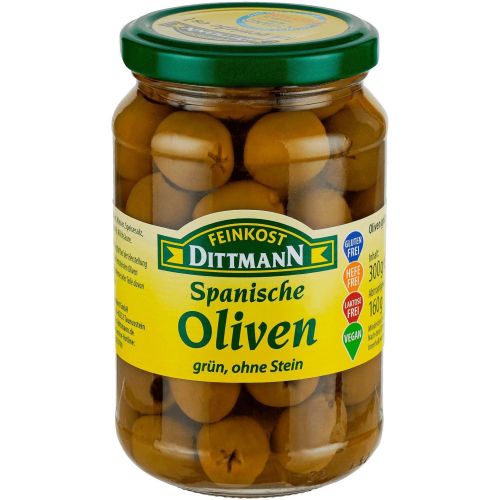 Feinkost Dittmann зелени маслини без костилки (160 г)