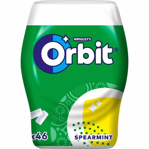 Orbit White Spearmint дъвки бутилка, 46 бр. (64 г)