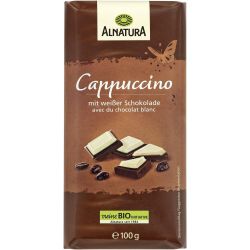 Alnatura био капучино млечен шоколад с бял шоколад (100 г)
