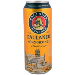 Paulaner Münchner Hell бира в кен (500 мл)