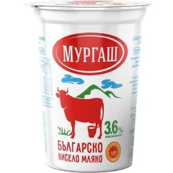 Мургаш краве кисело мляко 3.6%, ЗНП (400 г)