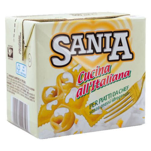 Sania растителен готварски крем (500 мл)