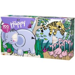 TZMO Bella салфетки, кутия, различни разцветки (100 бр.)