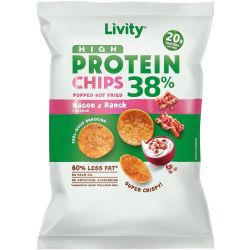Livity протеинов чипс с бекон и ранч сос
