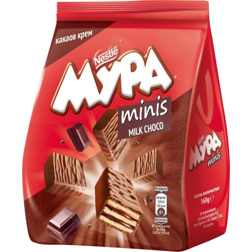 Мура Minis вафли с шоколад (180 г)