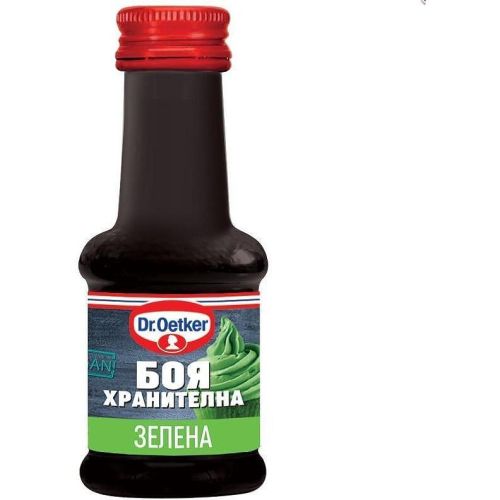 Dr. Oetker течна хранителна боя, зелена (30 мл)